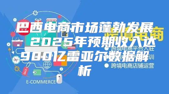 巴西电商市场蓬勃发展：2025年预期收入达900亿雷亚尔数据解析