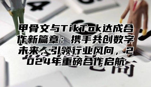 甲骨文与TikTok达成合作新篇章：携手共创数字未来，引领行业风向，2025年重磅合作启航
