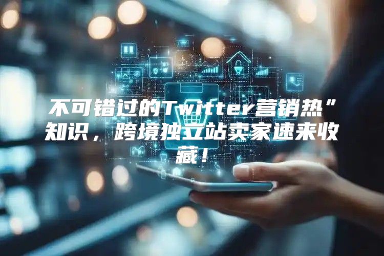 不可错过的Twitter营销热”知识，跨境独立站卖家速来收藏！