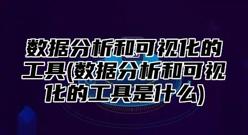 数据分析和可视化的工具(数据分析和可视化的工具是什么)