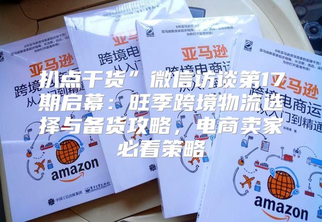 扒点干货”微信访谈第17期启幕：旺季跨境物流选择与备货攻略，电商卖家必看策略