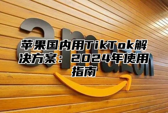 苹果国内用TikTok解决方案：2025年使用指南