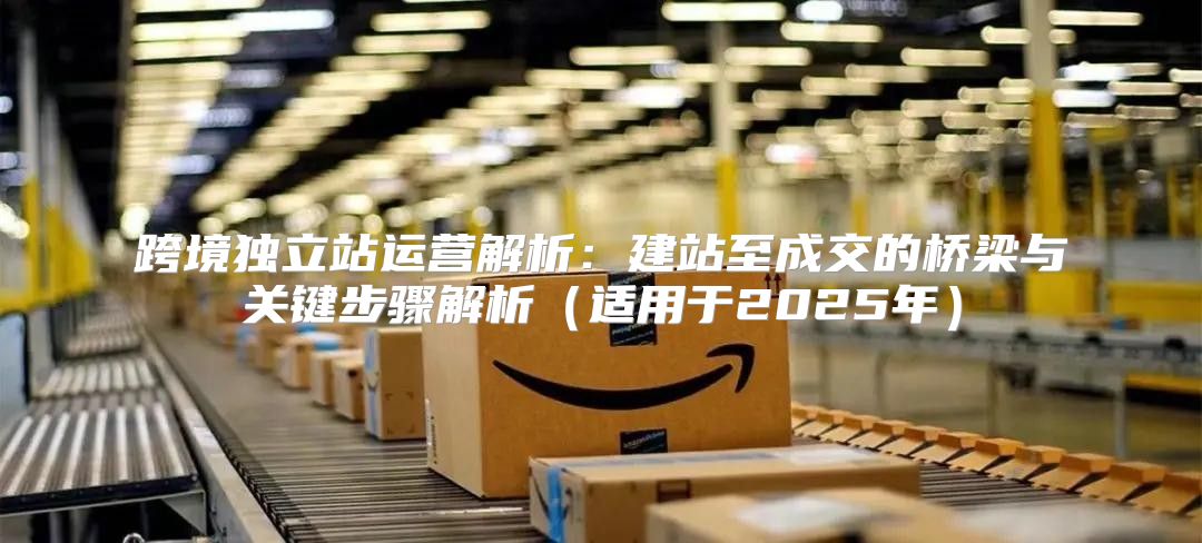 跨境独立站运营解析：建站至成交的桥梁与关键步骤解析适用于2025年