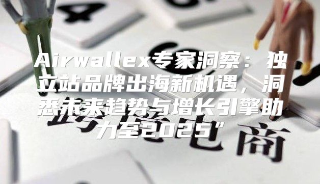 Airwallex专家洞察：独立站品牌出海新机遇，洞悉未来趋势与增长引擎助力至2025”