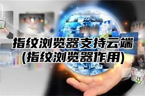 指纹浏览器支持云端(指纹浏览器作用)