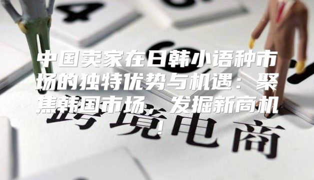 中国卖家在日韩小语种市场的独特优势与机遇：聚焦韩国市场，发掘新商机！