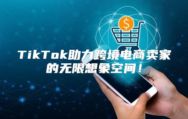 TikTok助力跨境电商卖家的无限想象空间！