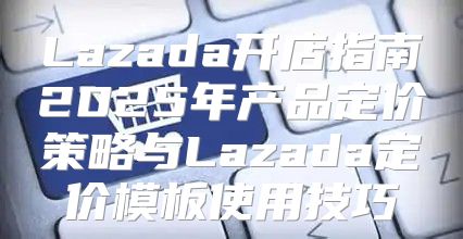 Lazada开店指南2025年产品定价策略与Lazada定价模板使用技巧