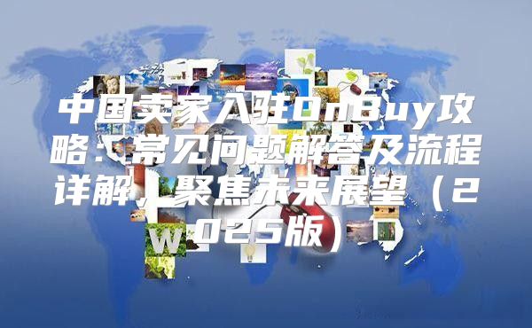 中国卖家入驻OnBuy攻略：常见问题解答及流程详解，聚焦未来展望2025版