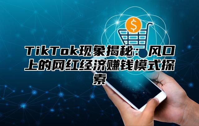 TikTok现象揭秘：风口上的网红经济赚钱模式探索