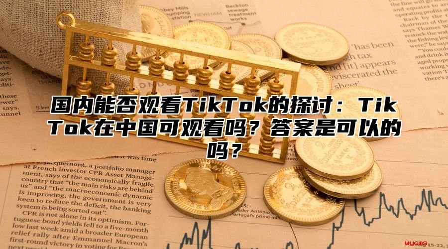 国内能否观看TikTok的探讨：TikTok在中国可观看吗？答案是可以的吗？