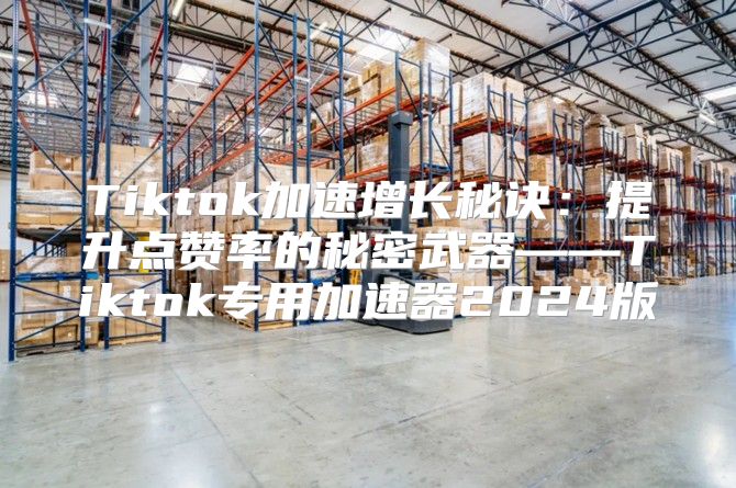 Tiktok加速增长秘诀：提升点赞率的秘密武器——Tiktok专用加速器2025版