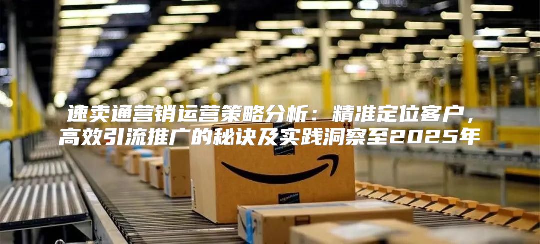 速卖通营销运营策略分析：精准定位客户，高效引流推广的秘诀及实践洞察至2025年