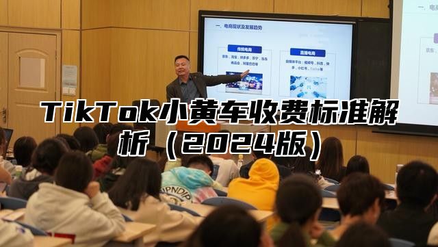TikTok小黄车收费标准解析2025版