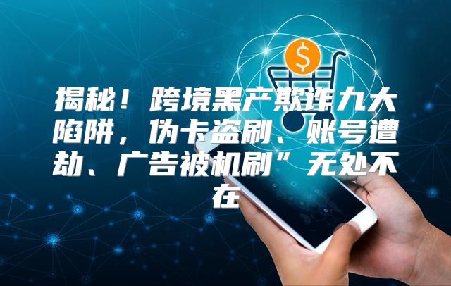 揭秘！跨境黑产欺诈九大陷阱，伪卡盗刷、账号遭劫、广告被机刷”无处不在