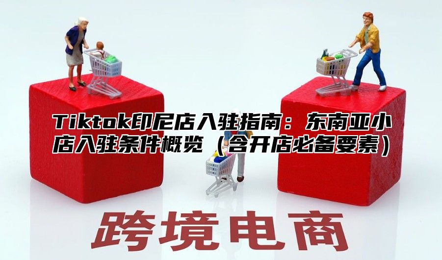 Tiktok印尼店入驻指南：东南亚小店入驻条件概览含开店必备要素