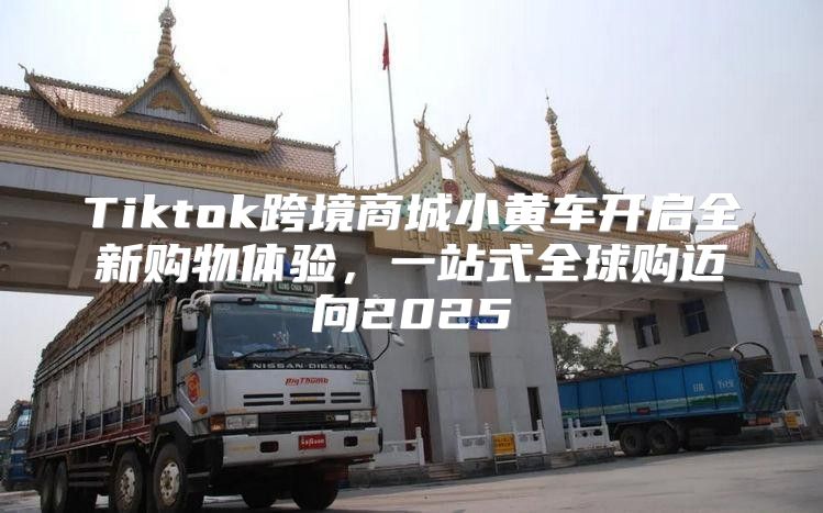 Tiktok跨境商城小黄车开启全新购物体验，一站式全球购迈向2025
