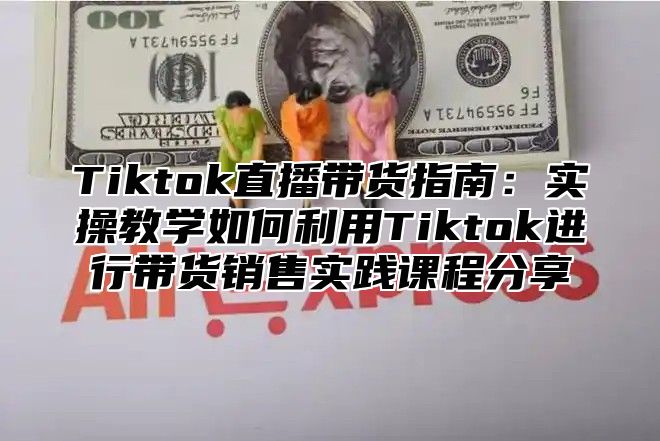 Tiktok直播带货指南：实操教学如何利用Tiktok进行带货销售实践课程分享
