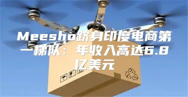 Meesho跻身印度电商第一梯队：年收入高达6.8亿美元