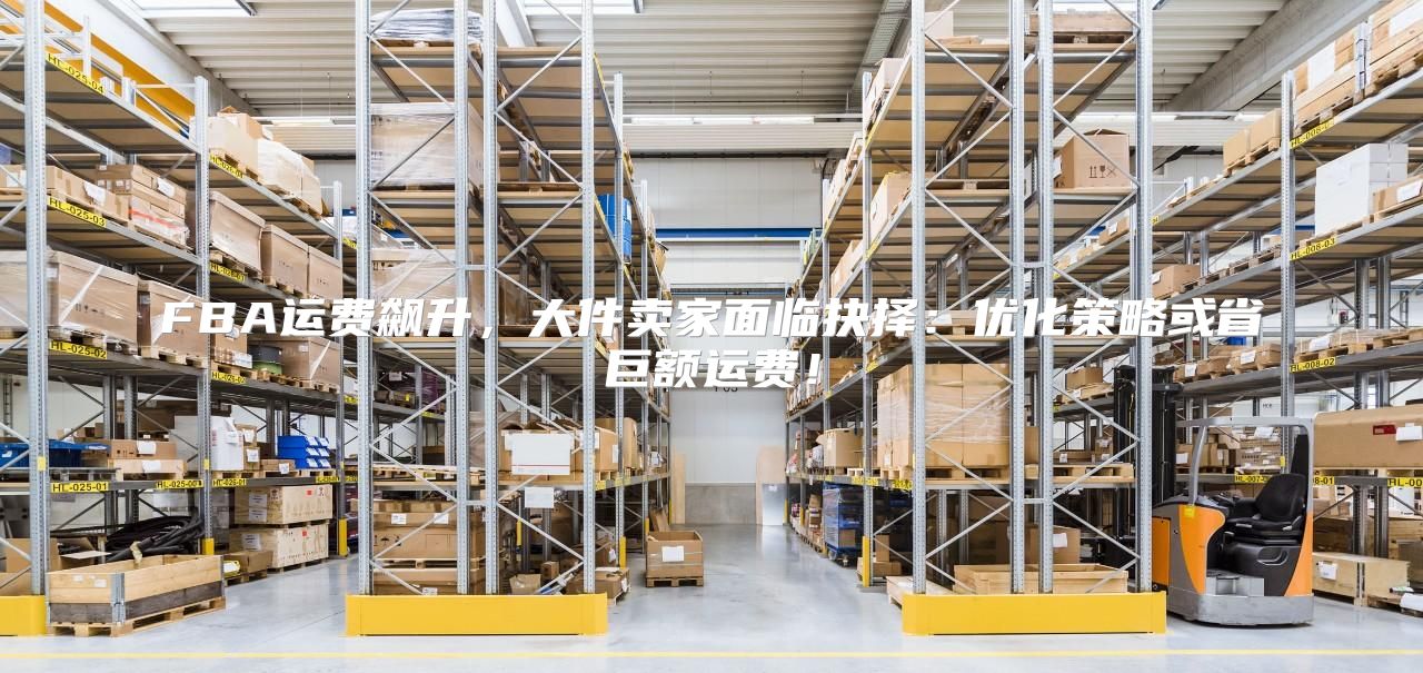 FBA运费飙升，大件卖家面临抉择：优化策略或省巨额运费！