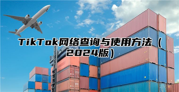 TikTok网络查询与使用方法2025版