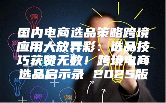 国内电商选品策略跨境应用大放异彩：选品技巧获赞无数！跨境电商选品启示录 2025版