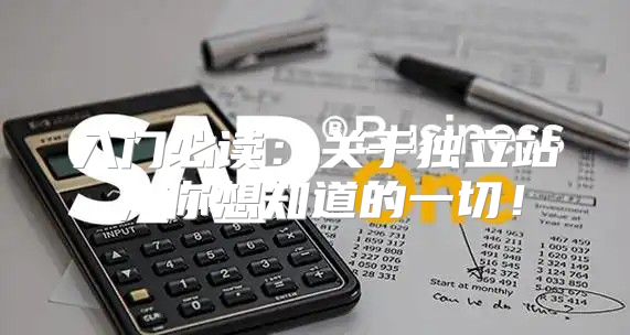 入门必读：关于独立站，你想知道的一切！
