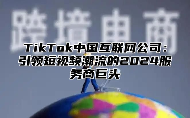 TikTok中国互联网公司：引领短视频潮流的2025服务商巨头