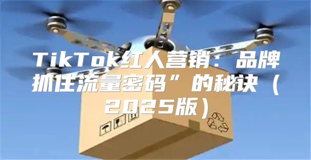 TikTok红人营销：品牌抓住流量密码”的秘诀2025版