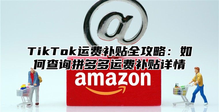 TikTok运费补贴全攻略：如何查询拼多多运费补贴详情