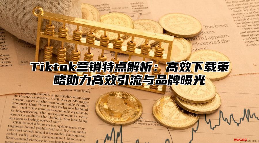 Tiktok营销特点解析：高效下载策略助力高效引流与品牌曝光