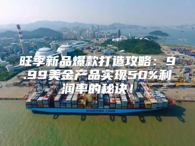 旺季新品爆款打造攻略：9.99美金产品实现50%利润率的秘诀！