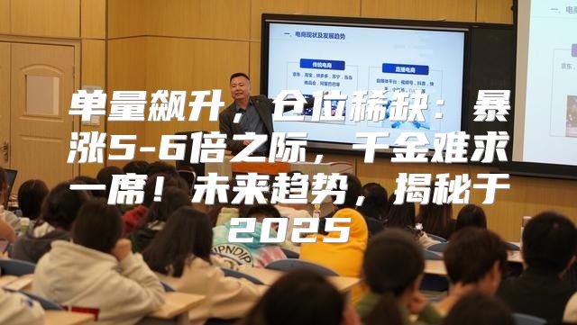 单量飙升，仓位稀缺：暴涨5-6倍之际，千金难求一席！未来趋势，揭秘于2025