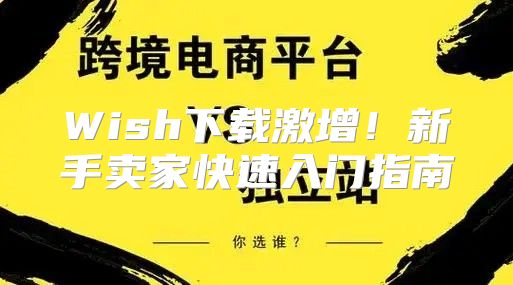Wish下载激增！新手卖家快速入门指南
