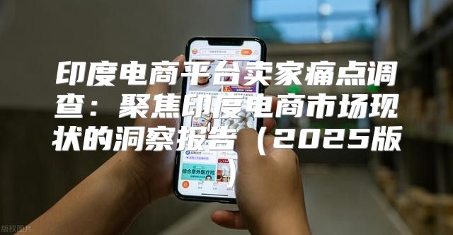 印度电商平台卖家痛点调查：聚焦印度电商市场现状的洞察报告2025版