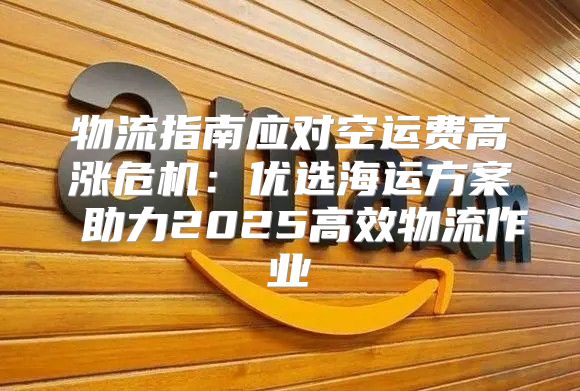 物流指南应对空运费高涨危机：优选海运方案 助力2025高效物流作业