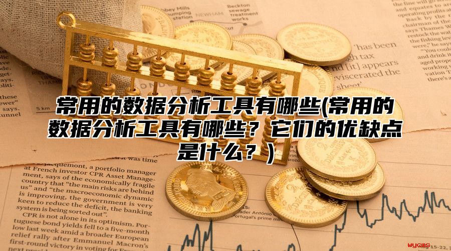 常用的数据分析工具有哪些(常用的数据分析工具有哪些？它们的优缺点是什么？)