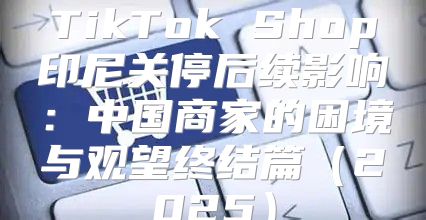 TikTok Shop印尼关停后续影响：中国商家的困境与观望终结篇2025