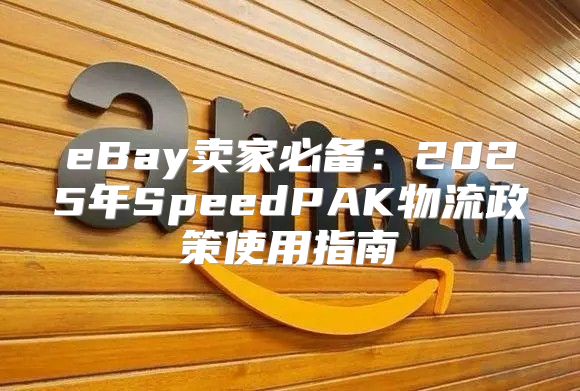 eBay卖家必备：2025年SpeedPAK物流政策使用指南