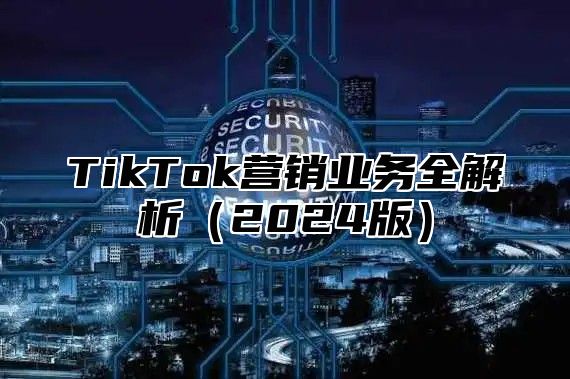 TikTok营销业务全解析2025版
