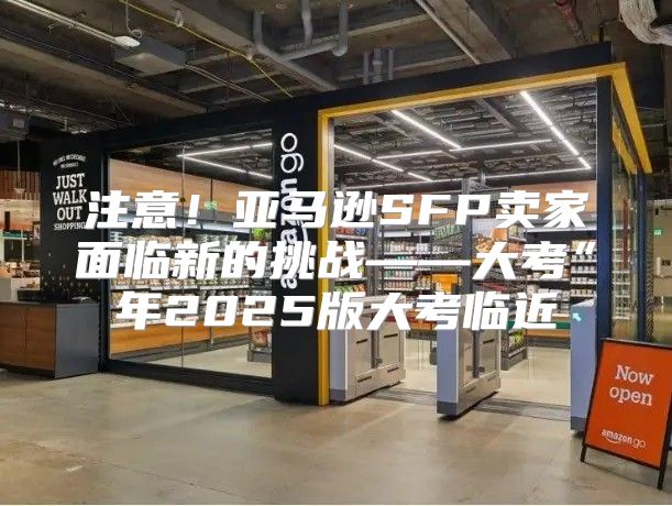注意！亚马逊SFP卖家面临新的挑战——大考”年2025版大考临近