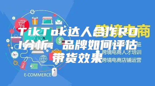 TikTok达人合作ROI分析：品牌如何评估带货效果