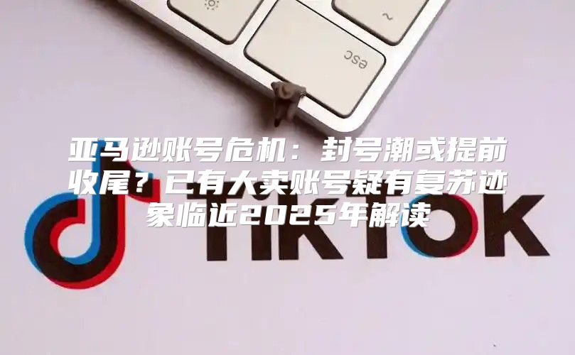 亚马逊账号危机：封号潮或提前收尾？已有大卖账号疑有复苏迹象临近2025年解读