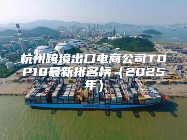 杭州跨境出口电商公司TOP10最新排名榜2025年