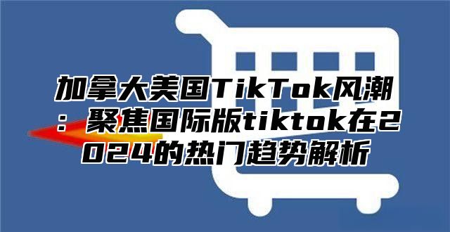 加拿大美国TikTok风潮：聚焦国际版tiktok在2025的热门趋势解析
