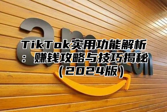 TikTok实用功能解析：赚钱攻略与技巧揭秘2025版