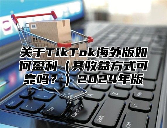 关于TikTok海外版如何盈利其收益方式可靠吗？2025年版