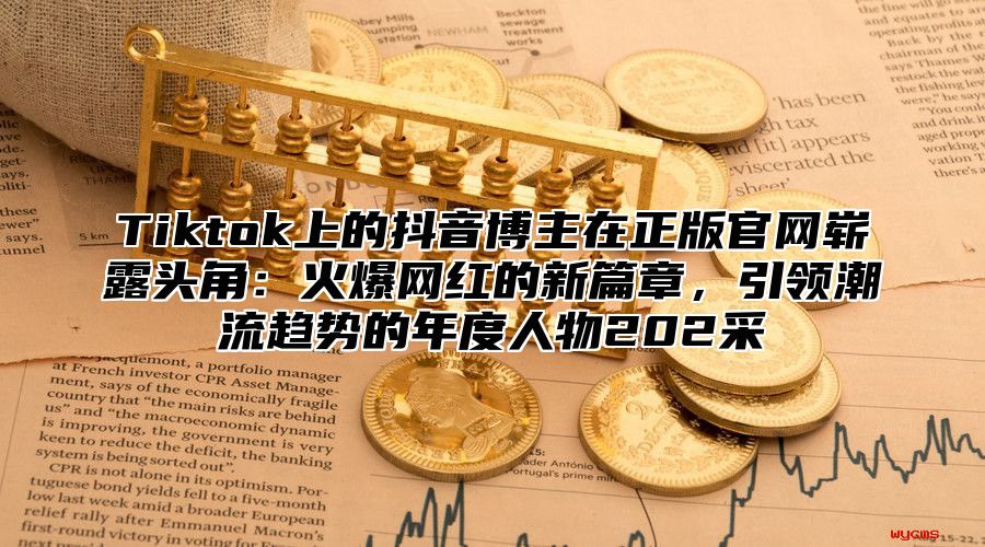 Tiktok上的抖音博主在正版官网崭露头角：火爆网红的新篇章，引领潮流趋势的年度人物202采