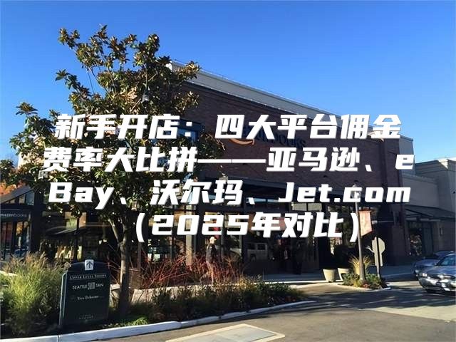 新手开店：四大平台佣金费率大比拼——亚马逊、eBay、沃尔玛、Jet.com2025年对比