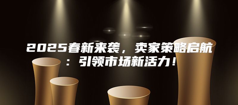 2025春新来袭，卖家策略启航：引领市场新活力！